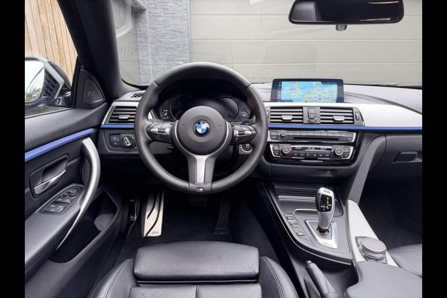 BMW 4 Serie Gran Coupé 418i M Sport Àutomaat | Open dak | LED verlichting | Lederen bekleding | Stoelverwarming | Trekhaak afneembaar | Appl
