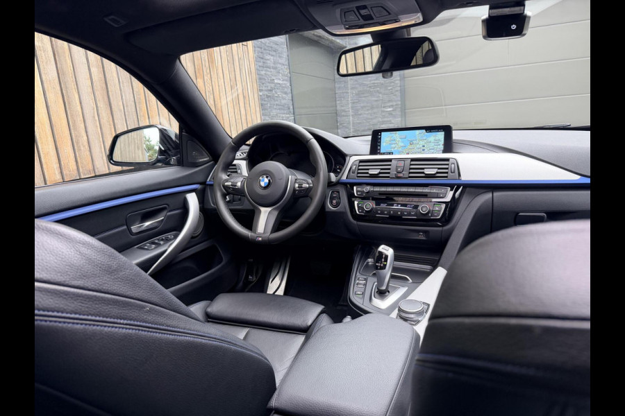 BMW 4 Serie Gran Coupé 418i M Sport Àutomaat | Open dak | LED verlichting | Lederen bekleding | Stoelverwarming | Trekhaak afneembaar | Appl