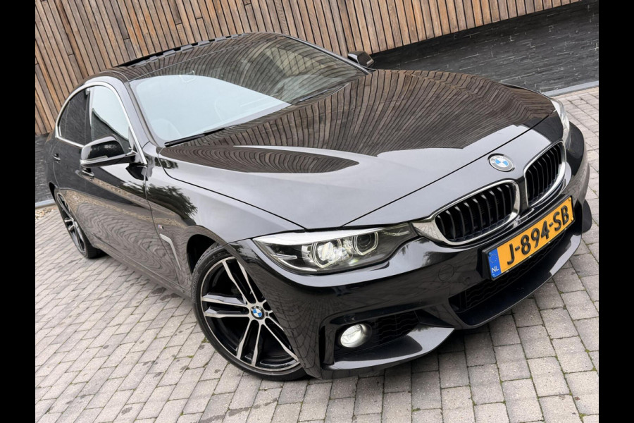 BMW 4 Serie Gran Coupé 418i M Sport Àutomaat | Open dak | LED verlichting | Lederen bekleding | Stoelverwarming | Trekhaak afneembaar | Appl
