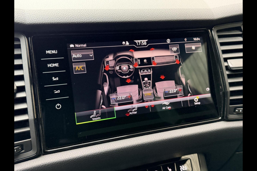 Škoda Kodiaq 1.5 TSI Sportline Automaat | Panoramadak | Trekhaak uitklapbaar | Navigatiesysteem | Stoelverwarming voor en achter | Stuurverwa