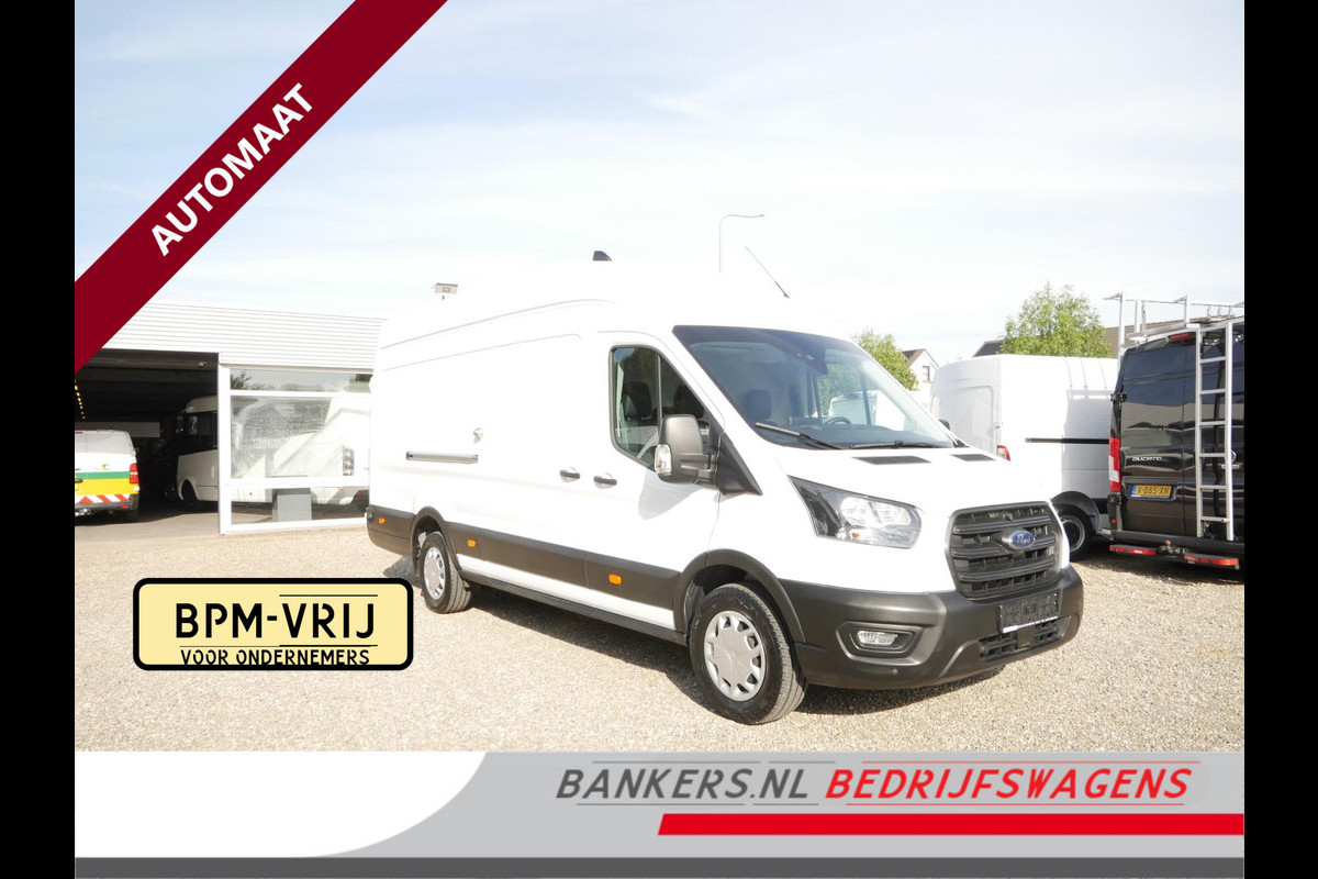 Ford Transit 2.0 TDCI 170PK, L4H3, Automaat, Airco, Trekhaak 3.500KG
