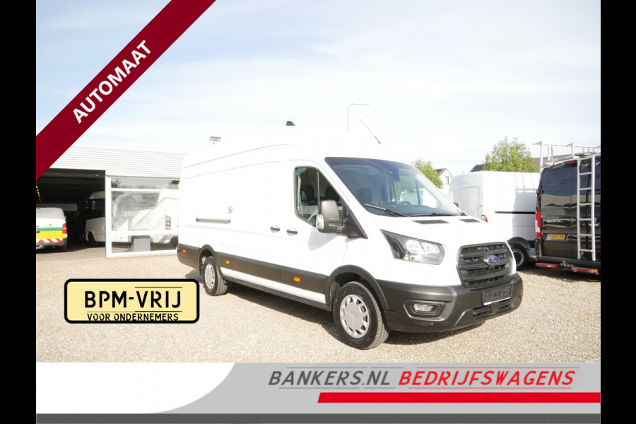 Ford Transit 2.0 TDCI 170PK, L4H3, Automaat, Airco, Trekhaak 3.500KG