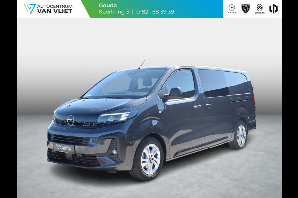 Opel Vivaro Electric 75 kWh Dubbele Cabine | 0% rente | 8 jaar garantie | 2x schuifdeur | Dynamic Comfort NAV Pakket | Comfort Pakket |  Exterieur pakket | Winterpakket | Betimmering | LM velgen | Rijklaarprijs