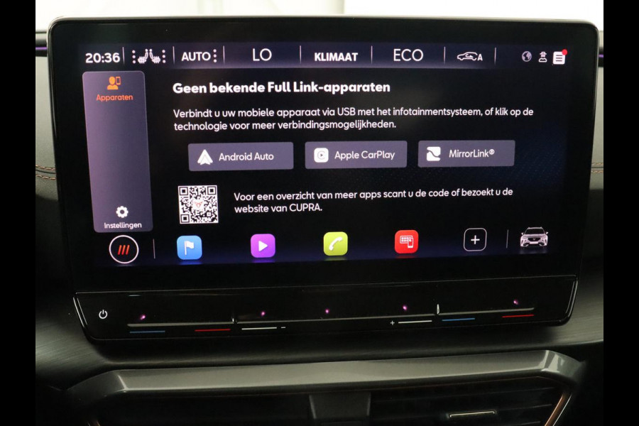 CUPRA Formentor 1.4 e-Hybrid VZ | 245pk | Stoel & stuurverwarming | 360 Camera | Carplay | Adaptive cruise | Navigatie | Sfeerverlichting | Keyless | Full LED | PHEV | Plug In