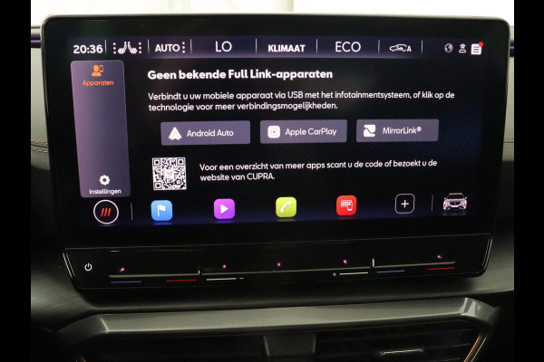 CUPRA Formentor 1.4 e-Hybrid VZ | 245pk | Stoel & stuurverwarming | 360 Camera | Carplay | Adaptive cruise | Navigatie | Sfeerverlichting | Keyless | Full LED | PHEV | Plug In