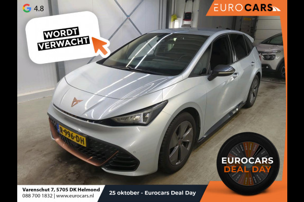 CUPRA Born Business 62 kWh Navigatie Apple Carplay/ Android Auto Camera Parkeersensoren Adaptive Cruise Control Stoel- en stuurverwarming Full Led Climate Control Lichtmetalen velgen