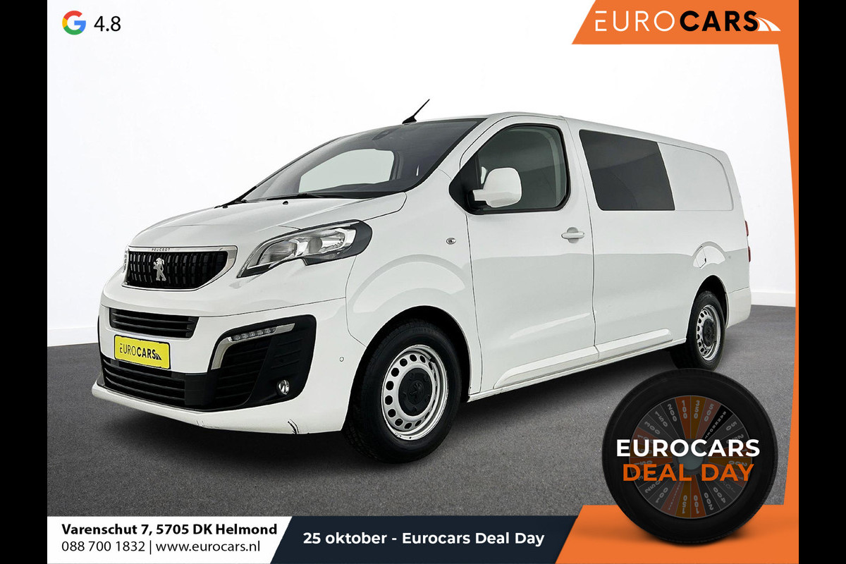 Peugeot Expert Long DC Asphalt L3 2.0 HDi 120pk Aut-8 Airco Navi Carplay Cruise Control Trekhaak Lang Luxe Dubbele Cabine Peugeot Expert Long DC Asphalt L3 2.0 HDi 120pk Aut-8 Airco Navi Carplay Cruise Control Trekhaak Lang Luxe Dubbele Cabine