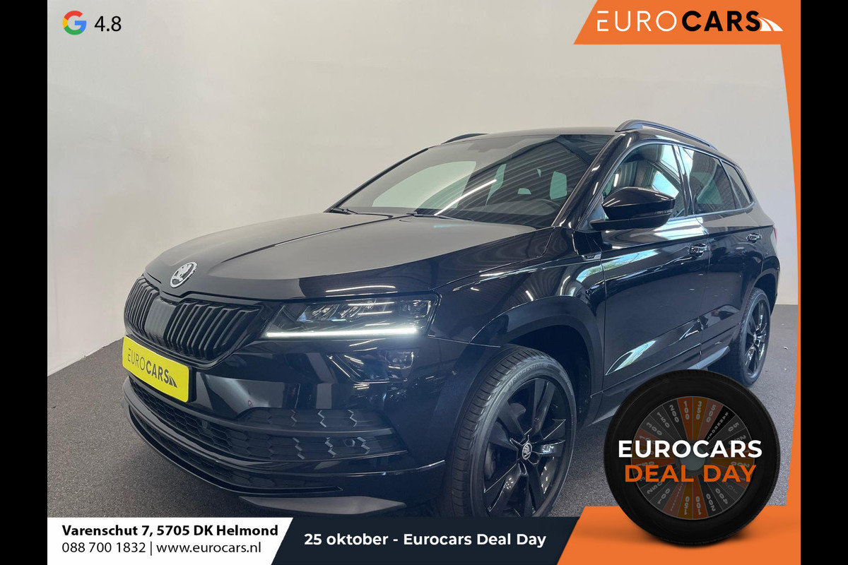 Škoda Karoq 1.5 TSI DSG Sportline Navigatie Apple Carplay/Android Auto Camera Parkeersensoren Cruise Control Elektrische achterklep Stoelverwarming Virtual Cockpit Climate Control Lichtmetalen velgen