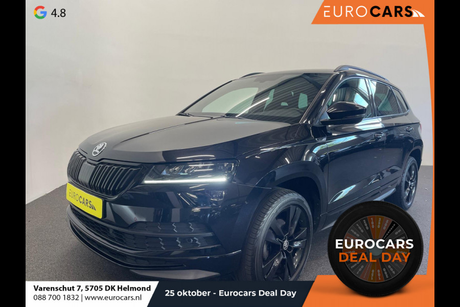 Škoda Karoq 1.5 TSI DSG Sportline Navigatie Apple Carplay/Android Auto Camera Parkeersensoren Cruise Control Elektrische achterklep Stoelverwarming Virtual Cockpit Climate Control Lichtmetalen velgen