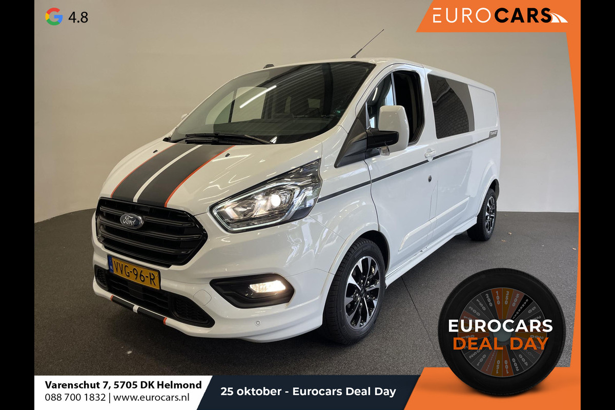 Ford Transit Custom 320 2.0 TDCI L2H1 170PK Sport Automaat Dubbele Cabine Airco Cruise Control Bluetooth Navi Trekhaak Ford Transit Custom 320 2.0 TDCI L2H1 170PK Sport Automaat Dubbele Cabine Airco Cruise Control Bluetooth Navi Trekhaak