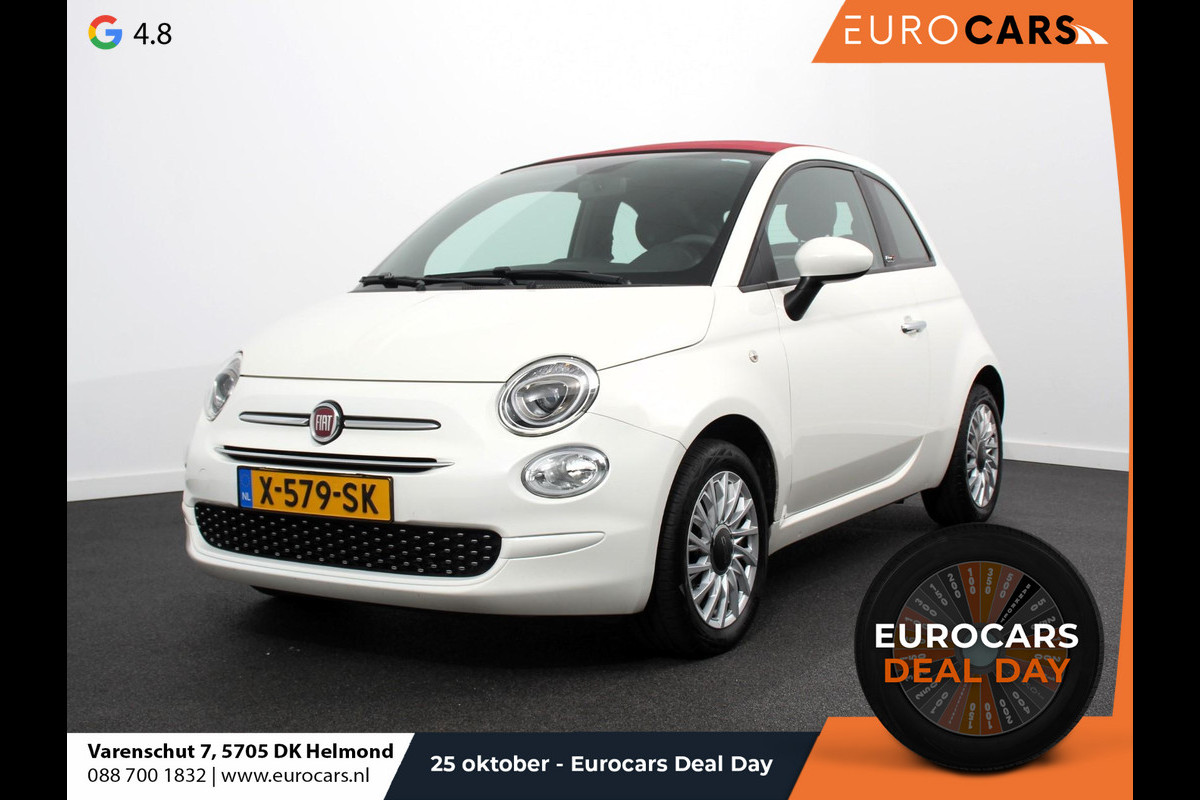 Fiat 500C 1.2 Automaat Lounge Navigatie Apple Carplay/Android Auto Cruise Control Airco Dab Parkeersensoren Achter Lichtmetalen Velgen Fiat 500C 1.2 Automaat Lounge Navigatie Apple Carplay/Android Auto Cruise Control Airco Dab Parkeersensoren Achter Lichtmetalen Velgen