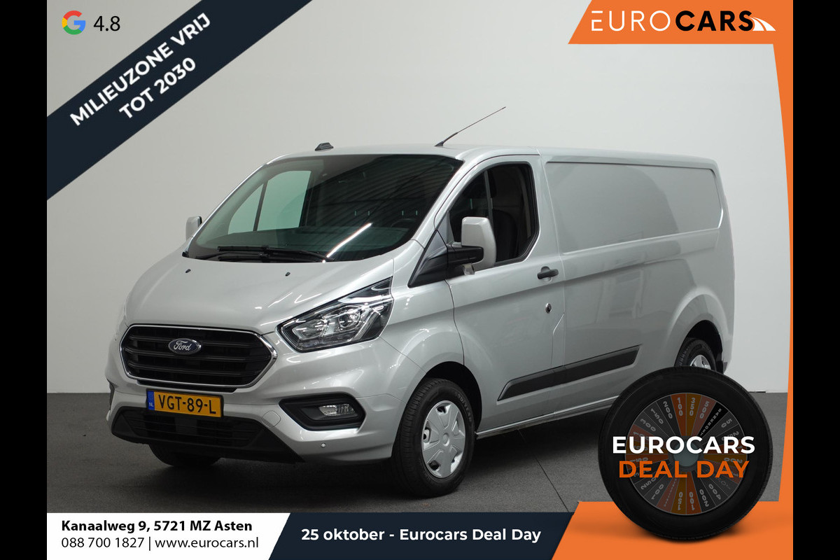 Ford Transit Custom 131pk L2H1 Trend Trekhaak Camera Cruise control Airco Parkeersensoren 3-Zits Euro6 Ford Transit Custom 131pk L2H1 Trend Trekhaak Camera Cruise control Airco Parkeersensoren 3-Zits Euro6