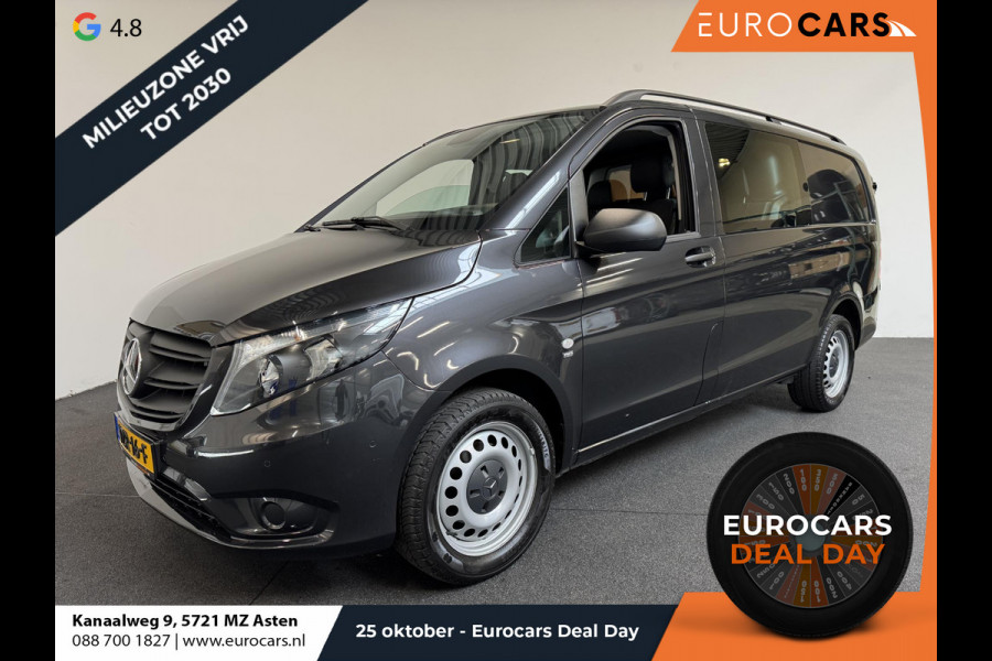 Mercedes-Benz Vito 114 CDI Lang Dubbele Cabine Automaat Airco Navigatie -App connect Bluetooth Parkeersensoren 6-zits