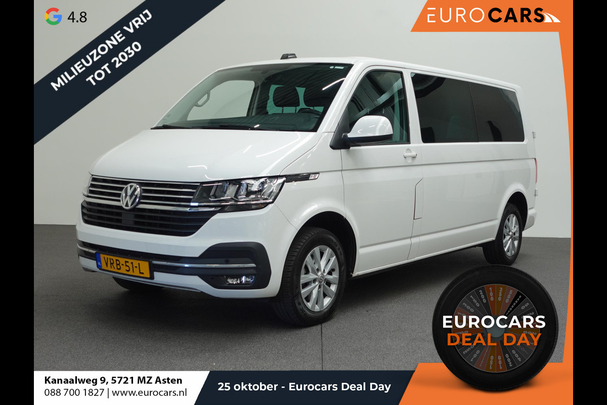 Volkswagen Transporter 150pk Automaat L2 Dubbele cabine Bulli Apple Carplay Cruise control Camera Airco Euro6 Volkswagen Transporter 150pk Automaat L2 Dubbele cabine Bulli Apple Carplay Cruise control Camera Airco Euro6