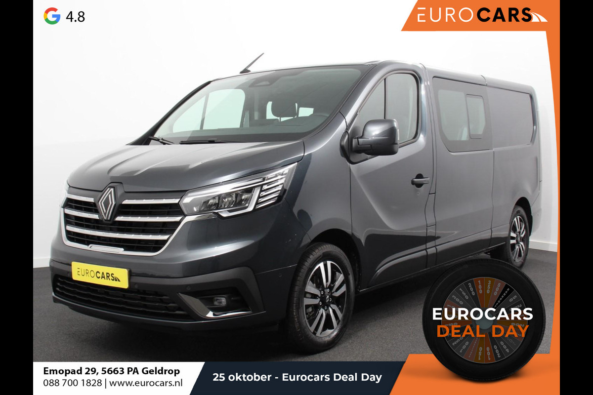 Renault Trafic 150PK T29 L2H1 Extra Dubbele Cabine Automaat Navigatie | Airco | Lichtmetalen velgen | Betimmering | Trekhaak | Camera | Parkeer sensoren | Dab Renault Trafic 150PK T29 L2H1 Extra Dubbele Cabine Automaat Navigatie | Airco | Lichtmetalen velgen | Betimmering | Trekhaak | Camera | Parkeer sensoren | Dab