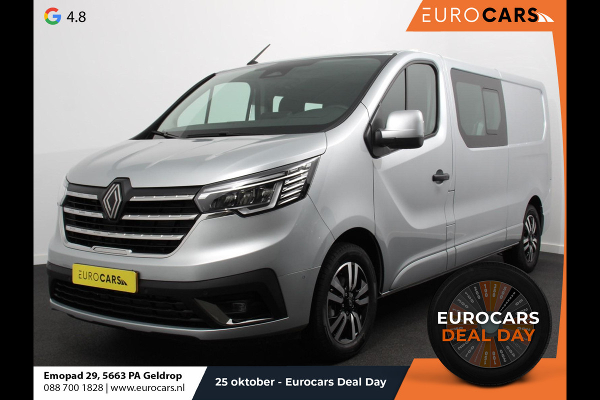Renault Trafic 2.0 Blue dC1 150 EDC T29 L2H1 Extra Dubbele Cabine Navigatie Airco Lichtmetalen velgen Betimmering Trekhaak Camera Parkeer sensoren Dab
