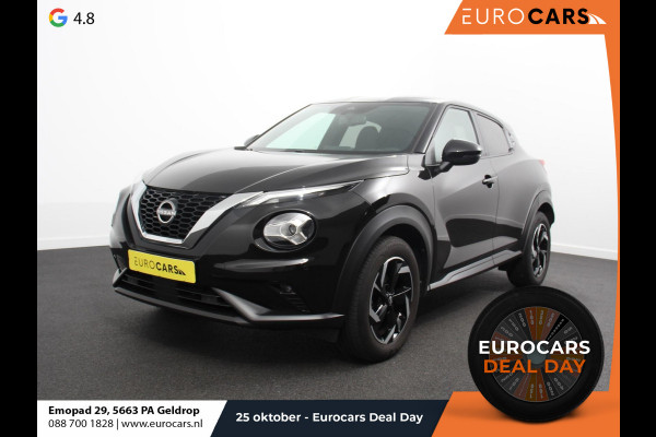Nissan Juke 1.0 DIG-T N-Connecta Climate control Cruise control Achteruitrijcamera Keyless Navigatie LED Verwarmde voorstoelen Verwarmd stuurwiel Parkeersensoren Apple Carplay/ Android Auto
