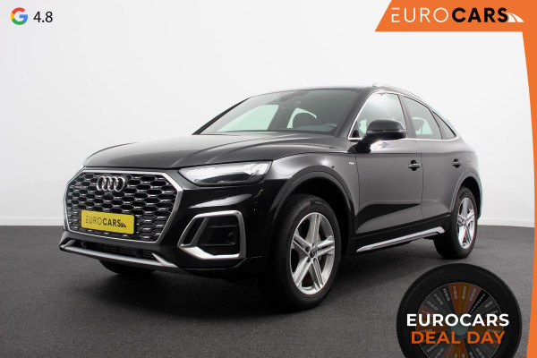 Audi Q5 Sportback 50 TFSI e S Edition S-Tronic Plug in Hybrid | Navigatie | Climate Control | Camera | Adaptive Cruise Control | Elektrische Achterklep | Led Matrix | Stoelverwarming |