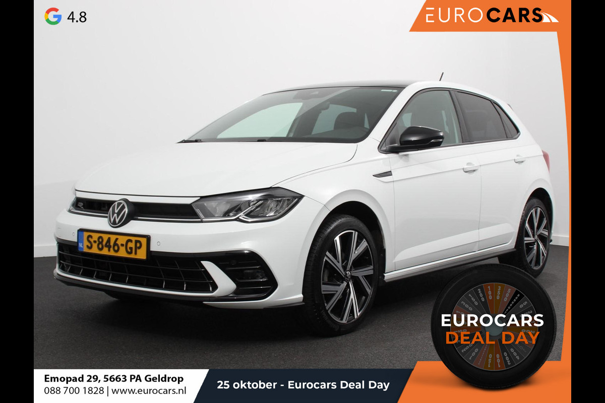Volkswagen Polo 1.0 TSI R-Line DSG Navigatie App Connect Climate Control DAB LED Parkeer sensoren Cruise control adaptive Lichtmetalen velgen