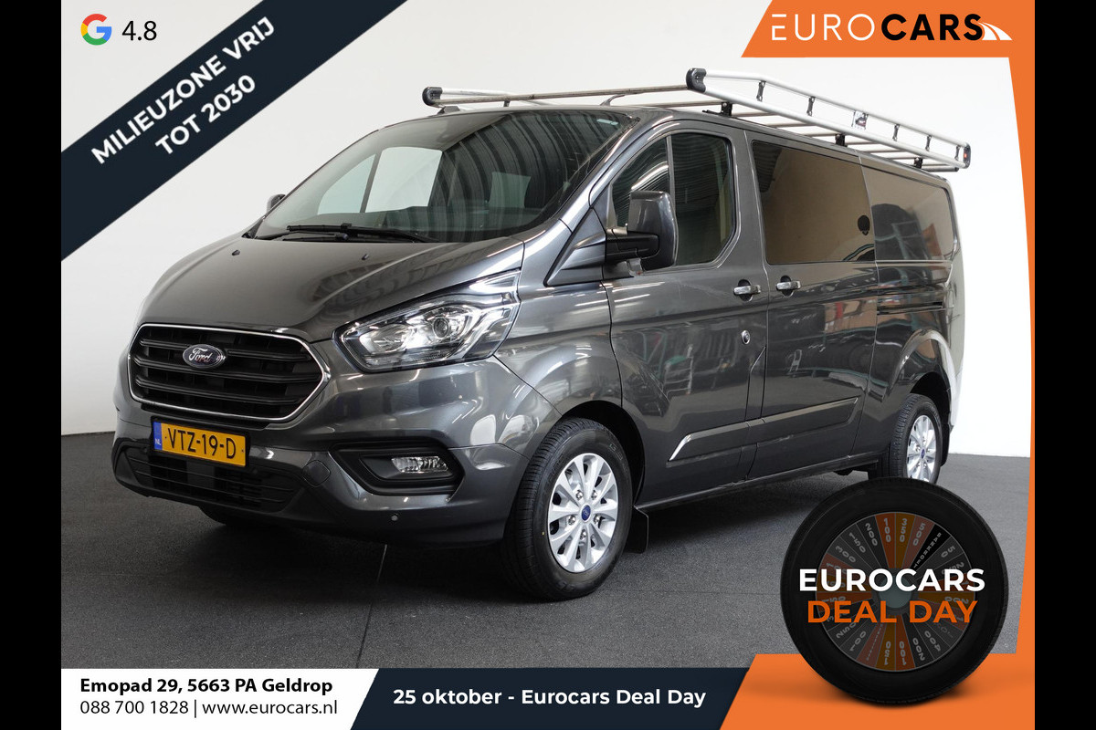 Ford Transit Custom L2H1 Limited Dubbele Cabine Automaat Navigatie Airco 2 Schuifdeuren Trekhaak Parkeersensoren Carplay Imperiaal Ford Transit Custom L2H1 Limited Dubbele Cabine Automaat Navigatie Airco 2 Schuifdeuren Trekhaak Parkeersensoren Carplay Imperiaal