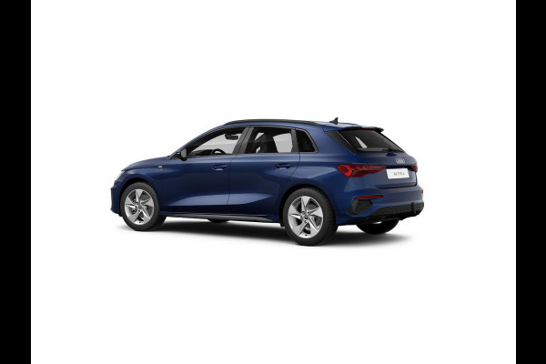Audi A3 Sportback 40 TFSI e S-line 204pk | Leder fijnnappa S-logo ruitpatroon | Navigatie | Adaptive cruise contole | Stoelverwarming