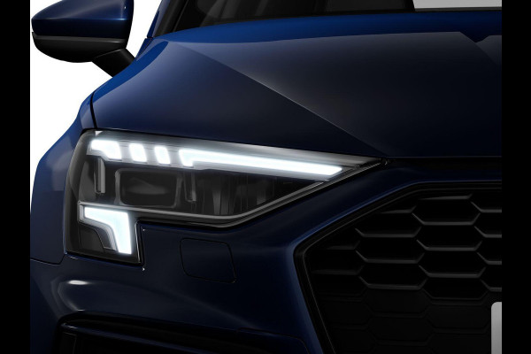 Audi A3 Sportback 40 TFSI e S-line 204pk | Leder fijnnappa S-logo ruitpatroon | Navigatie | Adaptive cruise contole | Stoelverwarming