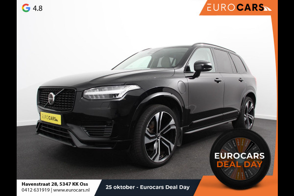 Volvo XC90 2.0 T8 Recharge AWD Ultimate Dark | Leder | Panorama-schuifdak | Navigatie | Electrisch bedienbare achterklep | Camera 360* | Elektrische trekhaak Adaptieve cruise control | Keyless | Verwarmde stoelen | LED | Stuurverwarming | Apple Carplay/ Android Auto