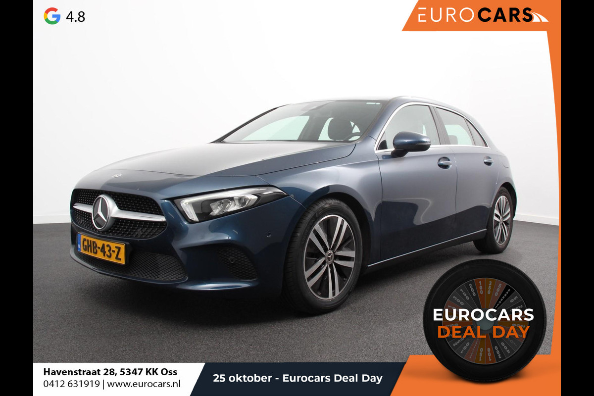 Mercedes-Benz A-Klasse 200 163pk DCT Progressive Navigatie Parkeersensoren Camera Cruise Control Stoelverwarming Ledverlichting Climate Control Mercedes-Benz A-Klasse 200 163pk DCT Progressive Navigatie Parkeersensoren Camera Cruise Control Stoelverwarming Ledverlichting Climate Control