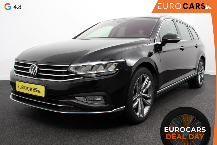 Volkswagen Passat Variant 1.5 TSI Elegance Plus Pro Automaat Volkswagen Passat Variant 1.5 TSI Elegance Plus Pro | Head Up Display | Camera | 18 Inch Lichtmetalen Velgen | Trekhaak | Virtual Cockpit | Electrische Achterklep |