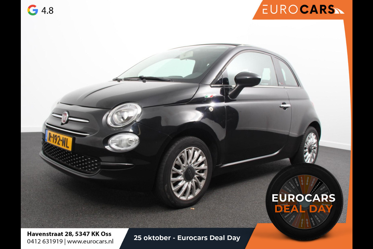 Fiat 500C 1.2 Lounge Automaat | Leder | Navigatie | Climate control | Cruise Control | Parkeersensoren Achter | Lichtmetalen Velgen |