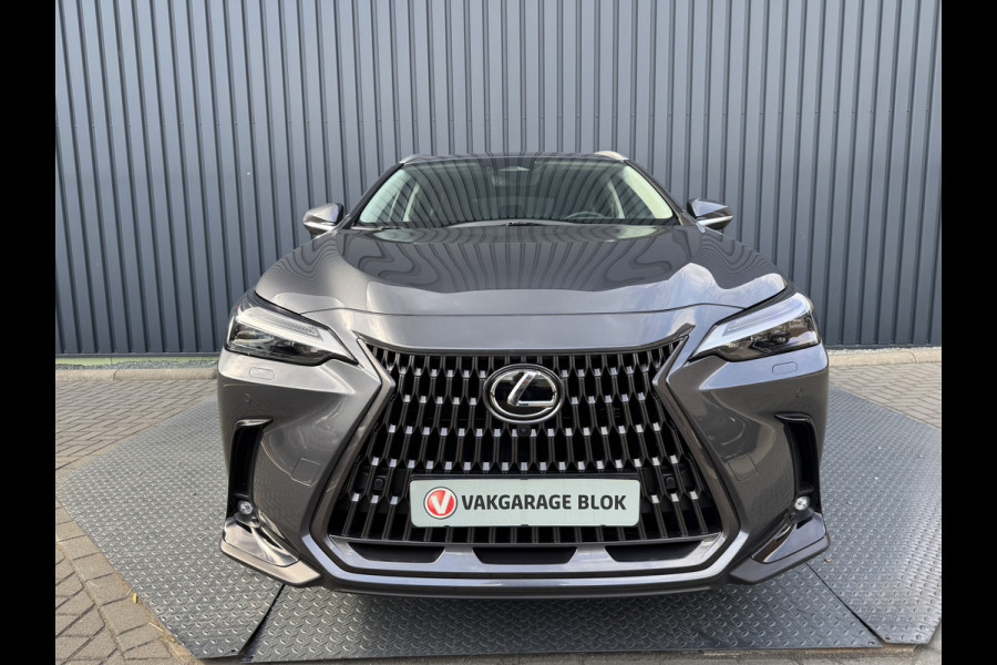 Lexus NX 450h+ AWD Executive / President | Schuif-/kanteldak | Sonic grey | 360 camera | Head-up | Rijklaar!!