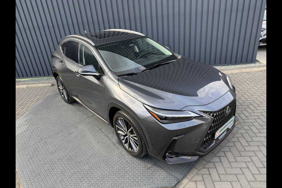 Lexus NX 450h+ AWD Executive / President | Schuif-/kanteldak | Sonic grey | 360 camera | Head-up | Rijklaar!!