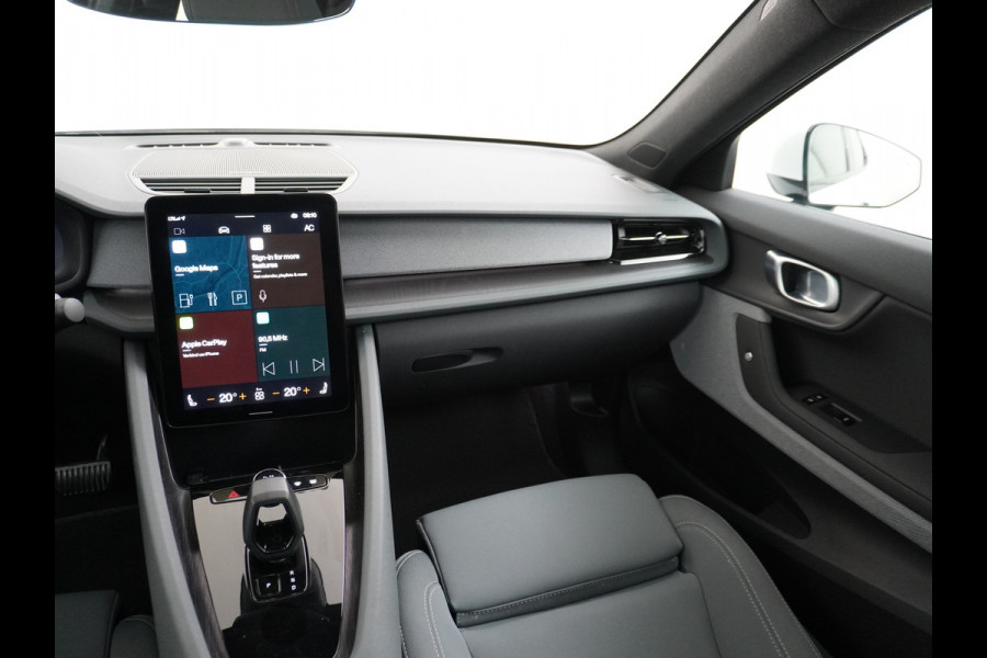 Polestar 2 Long Range 78 kWh SOH=92,7% Pano-Dak 20" Sleutelloos(Telefoon-sleutel) Adaptive-Cruise Carplay Android 360-Camera Elektr.stoelen Phone-Connect.Stoel-Verwarmd 1500kg-trekvermogen OnePedal drive Licht+Zichtpakket 55.000 nieuw!! EBD RemAssist Virtual-Cockpit digiDash Uitparkeer waarschuwing Botswaarsc.syst. Autonoom-Rem Noodrem ESP TCS Hill-Assist Lane Assist Pre-Crash-Syst. Emergency-Call Keyless Ecc tot 150kw snell