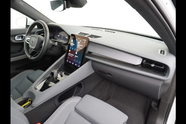 Polestar 2 Long Range 78 kWh SOH=92,7% Pano-Dak 20" Sleutelloos(Telefoon-sleutel) Adaptive-Cruise Carplay Android 360-Camera Elektr.stoelen Phone-Connect.Stoel-Verwarmd 1500kg-trekvermogen OnePedal drive Licht+Zichtpakket 55.000 nieuw!! EBD RemAssist Virtual-Cockpit digiDash Uitparkeer waarschuwing Botswaarsc.syst. Autonoom-Rem Noodrem ESP TCS Hill-Assist Lane Assist Pre-Crash-Syst. Emergency-Call Keyless Ecc tot 150kw snell