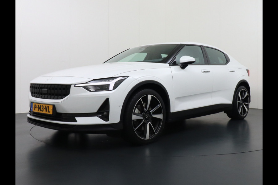 Polestar 2 Long Range 78 kWh SOH=92,7% Pano-Dak 20" Sleutelloos(Telefoon-sleutel) Adaptive-Cruise Carplay Android 360-Camera Elektr.stoelen Phone-Connect.Stoel-Verwarmd 1500kg-trekvermogen OnePedal drive Licht+Zichtpakket 55.000 nieuw!! EBD RemAssist Virtual-Cockpit digiDash Uitparkeer waarschuwing Botswaarsc.syst. Autonoom-Rem Noodrem ESP TCS Hill-Assist Lane Assist Pre-Crash-Syst. Emergency-Call Keyless Ecc tot 150kw snell