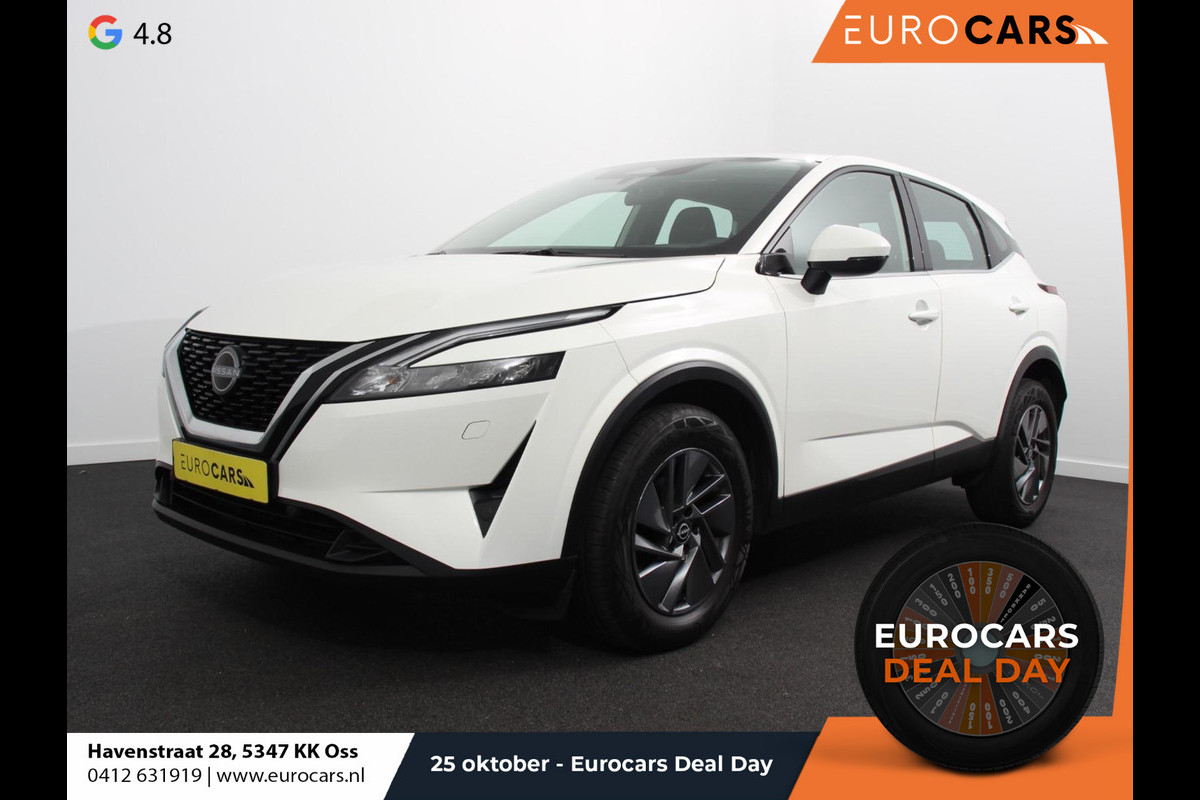 Nissan QASHQAI 1.3 MHEV Xtronic Acenta Navigatie Apple Carplay/Andoid Auto Parkeersensor achter Camera Adaptive Cruise Control Blind Spot Assist Stuur- en stoelverwarming Ledverlichting Climatronic Nissan QASHQAI 1.3 MHEV Xtronic Acenta Navigatie Apple Carplay/Andoid Auto Parkeersensor achter Camera Adaptive Cruise Control Blind Spot Assist Stuur- en stoelverwarming Ledverlichting Climatronic