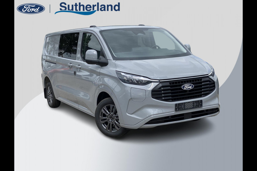Ford Transit Custom 320 2.5 PHEV L2H1 Limited DC 233pk | Zuid | Dubbele Cabine | Dubbele zijschuifdeur | 12-weg verstel- en verwarmbare AGR Stoelen | Inklapbare trekhaak | 17 inch lichtmetalen velgen | Driver Assistance Pack Premium  | Verwarmbaar stuurwiel | Bekleding zijwand en achterdeuren (volledig)  | PRIJS EX. BTW INCL. BPM