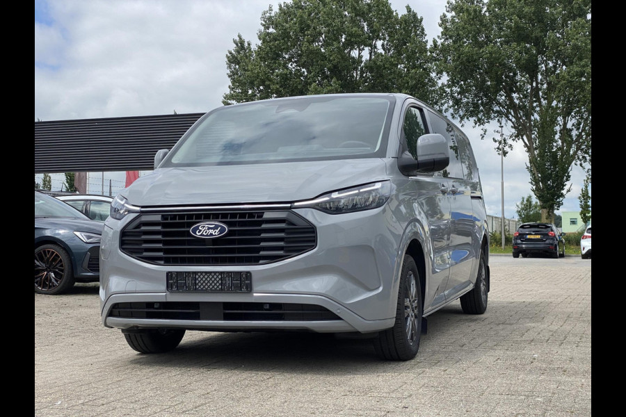 Ford Transit Custom 320 2.5 PHEV L2H1 Limited DC 233pk | Zuid | Dubbele Cabine | Dubbele zijschuifdeur | 12-weg verstel- en verwarmbare AGR Stoelen | Inklapbare trekhaak | 17 inch lichtmetalen velgen | Driver Assistance Pack Premium  | Verwarmbaar stuurwiel | Bekleding zijwand en achterdeuren (volledig)  | PRIJS EX. BTW INCL. BPM