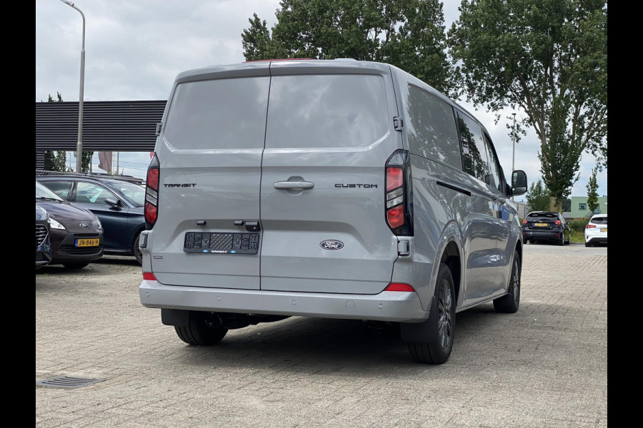 Ford Transit Custom 320 2.5 PHEV L2H1 Limited DC 233pk | Zuid | Dubbele Cabine | Dubbele zijschuifdeur | 12-weg verstel- en verwarmbare AGR Stoelen | Inklapbare trekhaak | 17 inch lichtmetalen velgen | Driver Assistance Pack Premium  | Verwarmbaar stuurwiel | Bekleding zijwand en achterdeuren (volledig)  | PRIJS EX. BTW INCL. BPM