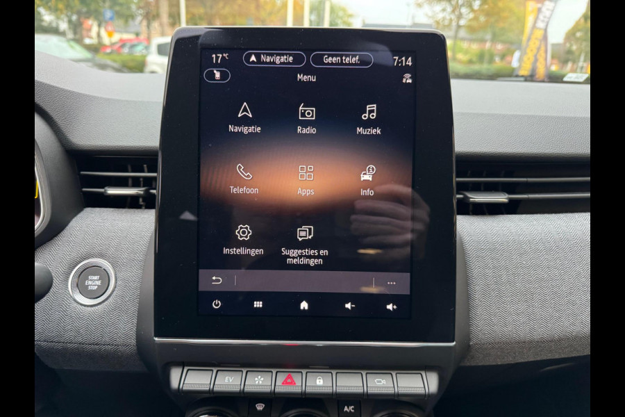 Renault Clio 1.6 E-Tech Full Hybrid 145 techno Groot navi / 360 Camera / Vert. cockpit / Clima / LM velgen