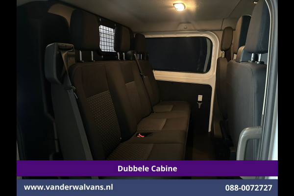 Ford Transit Custom 2.0 TDCI 131pk Automaat L2H1 Dubbele Cabine Euro6 Airco | 6-Zits | Camera | Navigatie | Apple Carplay | LED | Trekhaak Android Auto, LM velgen, Cruisecontrol, Verwarmde voorruit, Parkeersensoren, Bijrijdersbank