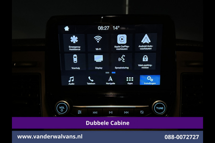 Ford Transit Custom 2.0 TDCI 131pk Automaat L2H1 Dubbele Cabine Euro6 Airco | 6-Zits | Camera | Navigatie | Apple Carplay | LED | Trekhaak Android Auto, LM velgen, Cruisecontrol, Verwarmde voorruit, Parkeersensoren, Bijrijdersbank