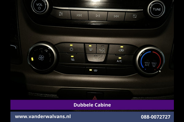 Ford Transit Custom 2.0 TDCI 131pk Automaat L2H1 Dubbele Cabine Euro6 Airco | 6-Zits | Camera | Navigatie | Apple Carplay | LED | Trekhaak Android Auto, LM velgen, Cruisecontrol, Verwarmde voorruit, Parkeersensoren, Bijrijdersbank