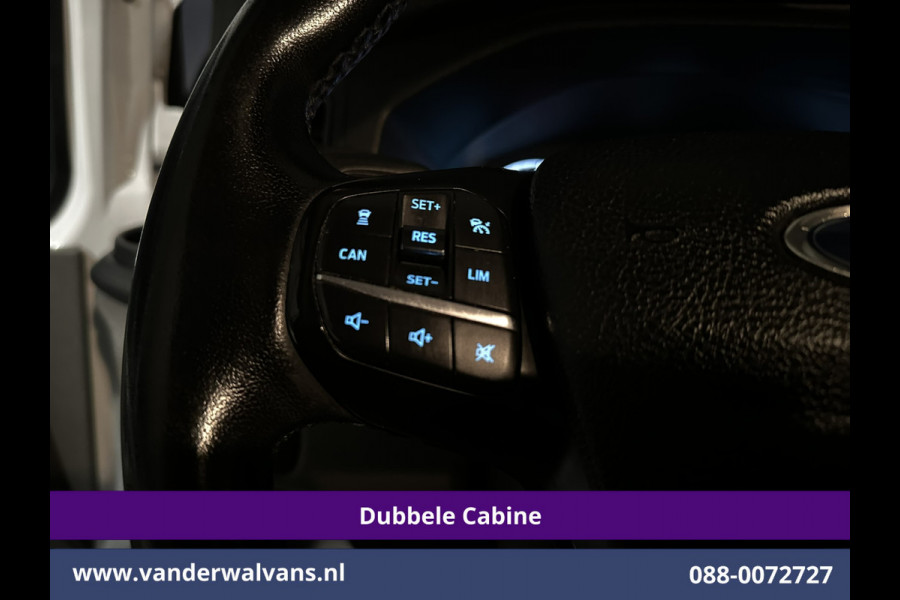 Ford Transit Custom 2.0 TDCI 131pk Automaat L2H1 Dubbele Cabine Euro6 Airco | 6-Zits | Camera | Navigatie | Apple Carplay | LED | Trekhaak Android Auto, LM velgen, Cruisecontrol, Verwarmde voorruit, Parkeersensoren, Bijrijdersbank