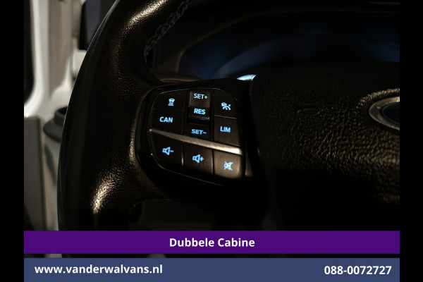 Ford Transit Custom 2.0 TDCI 131pk Automaat L2H1 Dubbele Cabine Euro6 Airco | 6-Zits | Camera | Navigatie | Apple Carplay | LED | Trekhaak Android Auto, LM velgen, Cruisecontrol, Verwarmde voorruit, Parkeersensoren, Bijrijdersbank