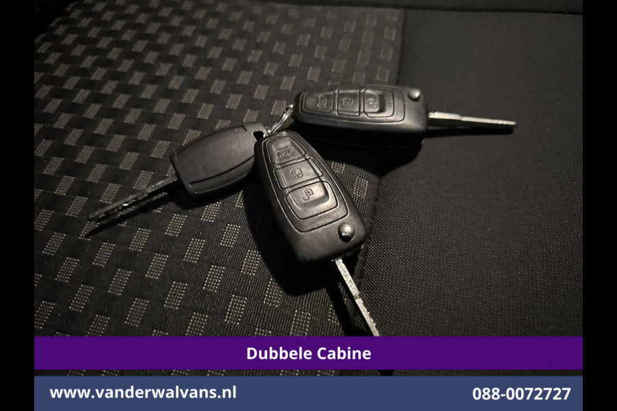 Ford Transit Custom 2.0 TDCI 131pk Automaat L2H1 Dubbele Cabine Euro6 Airco | 6-Zits | Camera | Navigatie | Apple Carplay | LED | Trekhaak Android Auto, LM velgen, Cruisecontrol, Verwarmde voorruit, Parkeersensoren, Bijrijdersbank