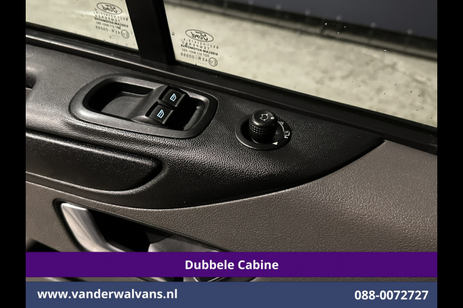 Ford Transit Custom 2.0 TDCI 131pk Automaat L2H1 Dubbele Cabine Euro6 Airco | 6-Zits | Camera | Navigatie | Apple Carplay | LED | Trekhaak Android Auto, LM velgen, Cruisecontrol, Verwarmde voorruit, Parkeersensoren, Bijrijdersbank