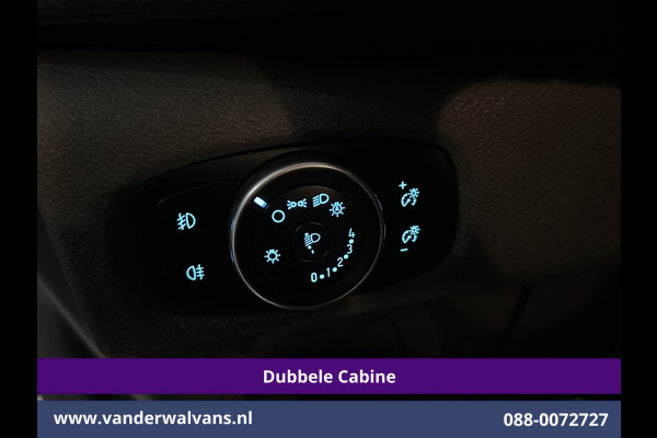 Ford Transit Custom 2.0 TDCI 131pk Automaat L2H1 Dubbele Cabine Euro6 Airco | 6-Zits | Camera | Navigatie | Apple Carplay | LED | Trekhaak Android Auto, LM velgen, Cruisecontrol, Verwarmde voorruit, Parkeersensoren, Bijrijdersbank