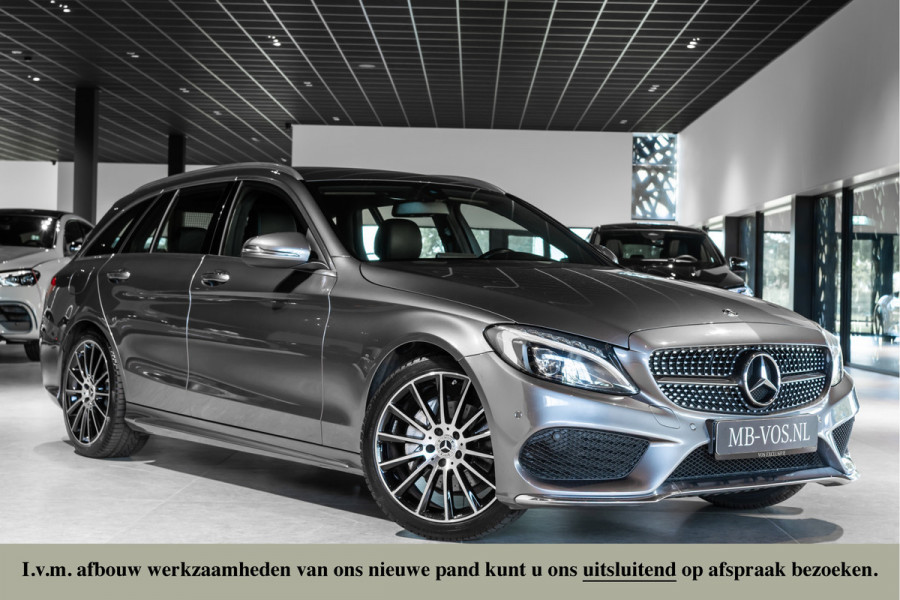 Mercedes-Benz C-Klasse Estate 180 AMG Sport Edition Leder|Sfeerverlichting|Aut-kofferklep|LED|19"|New Service/APK