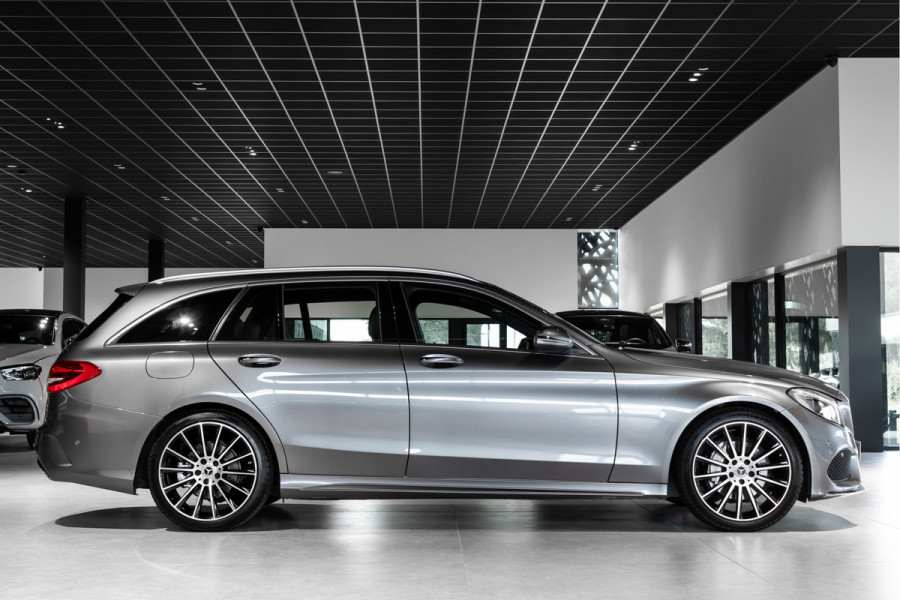 Mercedes-Benz C-Klasse Estate 180 AMG Sport Edition Leder|Sfeerverlichting|Aut-kofferklep|LED|19"|New Service/APK